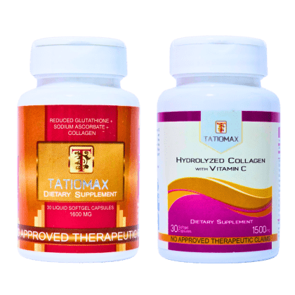 TATIOMAX Flawless Combo Glutathione Collagen Vitamin C 1600mg + Collagen Vitamin C 1500mg