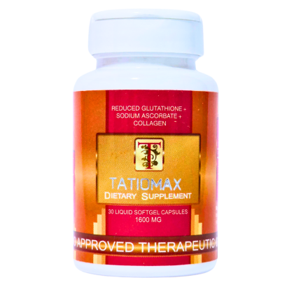 TATIOMAX 1600mg Reduced Glutathione + Sodium Ascorbate + Collagen